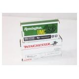 (2) Boxes 9mm Luger. Remington&Winchester