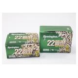 (2) Boxes Remington .22lr. 38gr. HP. 450 rounds
