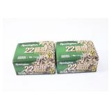 (2) Boxes Remington .22lr. 38gr. HP. 450 rounds