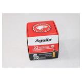 (1) Box AGUILA .22lr. 38gr. 250 rounds