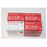 (4) Boxes 12ga. 7-1/2 shot. Federal & Winchester