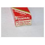 (1) Partial Box Federal .44 Rem MAG. 17 rounds