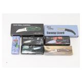 (7) Small Folding Pocket Knives. NIB