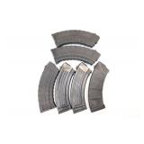 (6) Used AK 30rd Magazines. Misc. Manufacture.