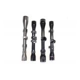 (4) Misc. Rifle Scopes. Tasco, Weaver, K-Mart.