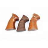 (3) Pairs S&W Revolver Grips, Used. Large Frame