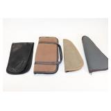 (4) Soft Pistol Cases