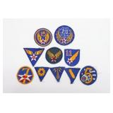 (10) WWII AAF Patches