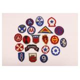 (20) WWII U.S. Army Patches