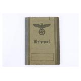 Nazi WWII Wehrpass ID Book