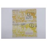 (2) WWII Anti-Hitler Patriotic Postal Covers