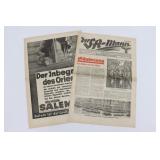 1933 Early Nazi Party Newspaper