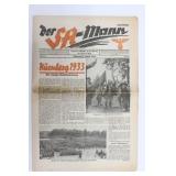 1933 Early Nazi Party Newspaper