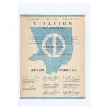 Los Angeles CD V-J Day Certificate