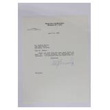Justice William Brennan Signed Letter
