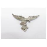 Nazi WWII Luftwaffe Aluminum Cap Eagle