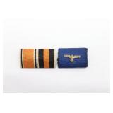 (2) Nazi WWII Medal Ribbon Bars