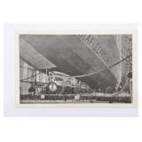 German LZ127 Graf Zeppelin Postcard