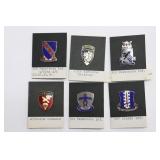 (6) Airborne Unit Crests/Distinctive Insignia