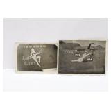(2) WWII U.S. AAF Plane Nose-Art Photos