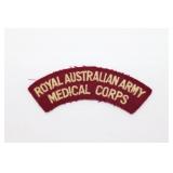 Royal Australian Army Medical Corps Patch