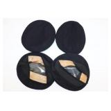 (4) Vintage USN Flat Hats