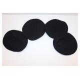 (4) Vintage USN Flat Hats