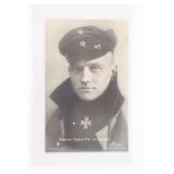 Rare! WWI German "Red Baron" Postcard