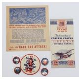 WWII U.S. War Bond / Stamp Grouping