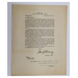 WWI Pershing "Thank You" Letter to Troops
