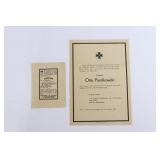 (2) WWII Nazi Soldier Death Notices