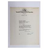 Hollywood Producer Letter to Historian