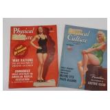 (2) 1940 Physical Culture Magazines