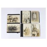 Lot WWI Soldiers Photo Postcards