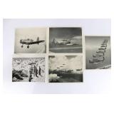 (5) WWII USN Plane Photos
