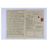 Dachau Concentration Camp Letter/Cover