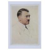 Nazi Adolf Hitler Color Postcard