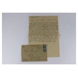 1940 Buchenwald Concentration Camp Ltr