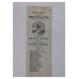 Civil War 1864 Abe Lincoln Election Ballot