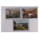 (3) Postcards of Hitler