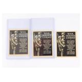 (3) US War Service Library Book Stickers