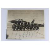 Large 1957 USN Blue Angels Signed Photo