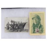 (2) Antique French Military Postcards