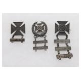 (3) WWII US Army Marksmanship Badges
