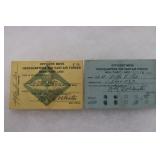 (2) WWII Far East Air Forces Mess Cards
