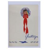 WWII Pin-Up Christmas Card