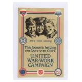 WWI United War-Work Campaign Flyer