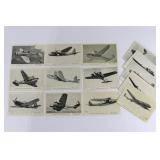 (25) WWII British Aircraft ID Cards