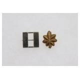 (2) Vintage BB&B Co. Hat/Cap Rank Insignia