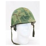 Vintage U.S. Army Helmet - Camo Cover